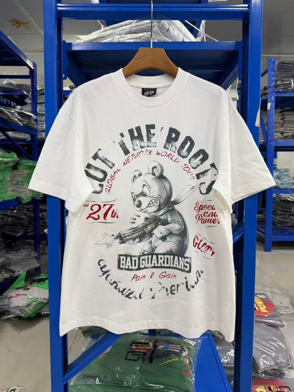 Vintage style washed summer wear T shirt 260G pure cotton high-quality streetwear