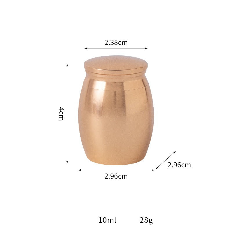 Pet Urn Amazon Explosive Pet Memorial Canned Hair Jar Cone Ash Jar Urn Sealed Pet Funeral with Lid