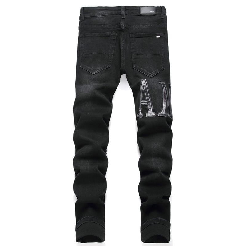 AMIRI Jeans High-quality distressed pure cotton