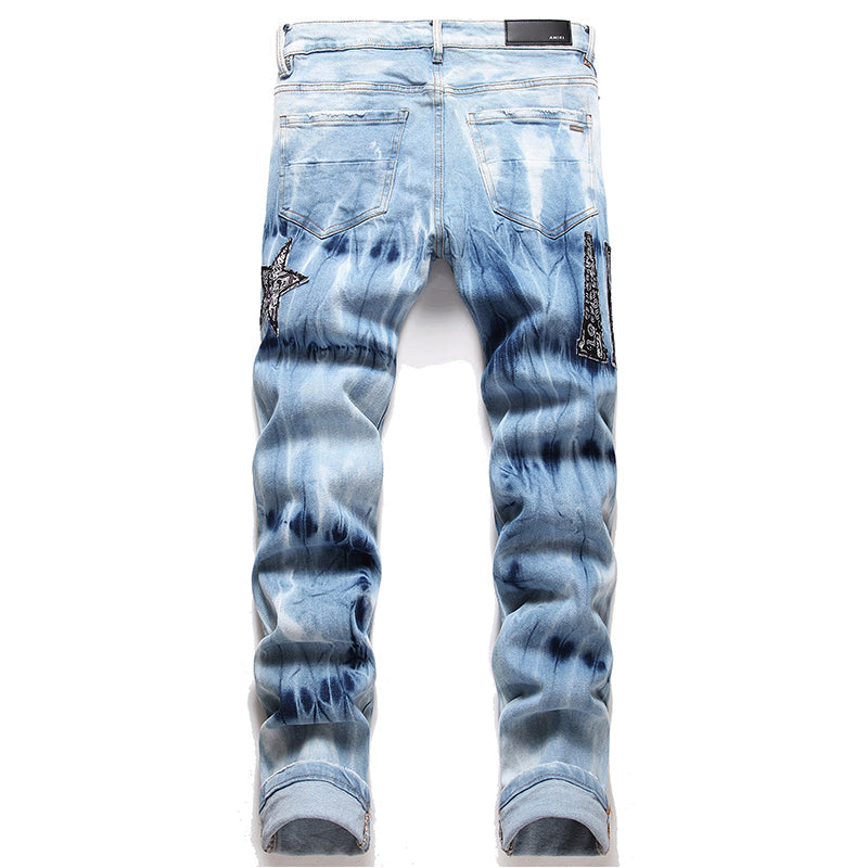AMIRI Jeans High-quality distressed pure cotton