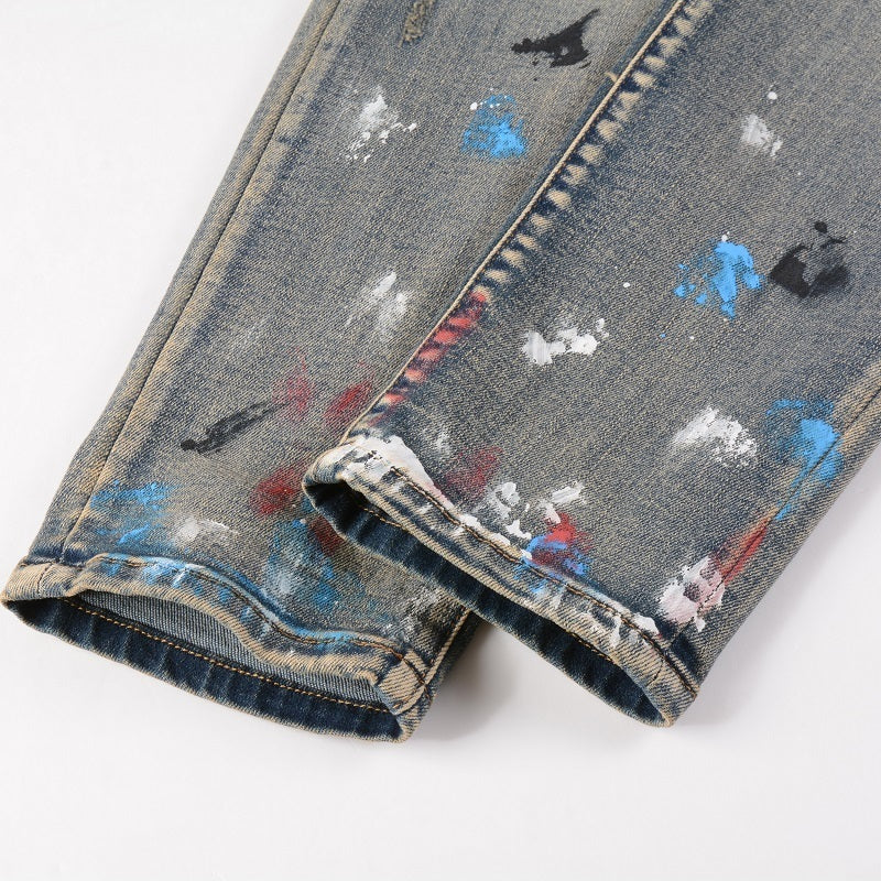 Men Trendy Jeans Pure cotton high quality