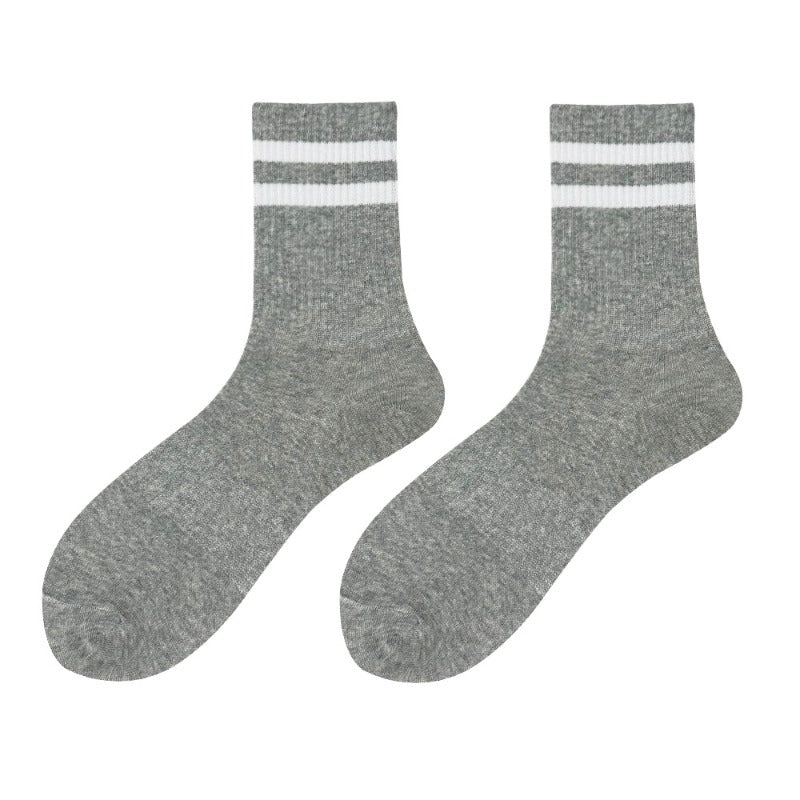 Men socks pure color