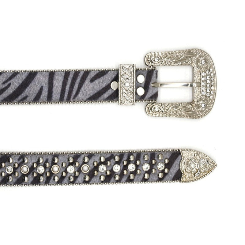 Hip-hop punk rhinestone belt sweet cool style