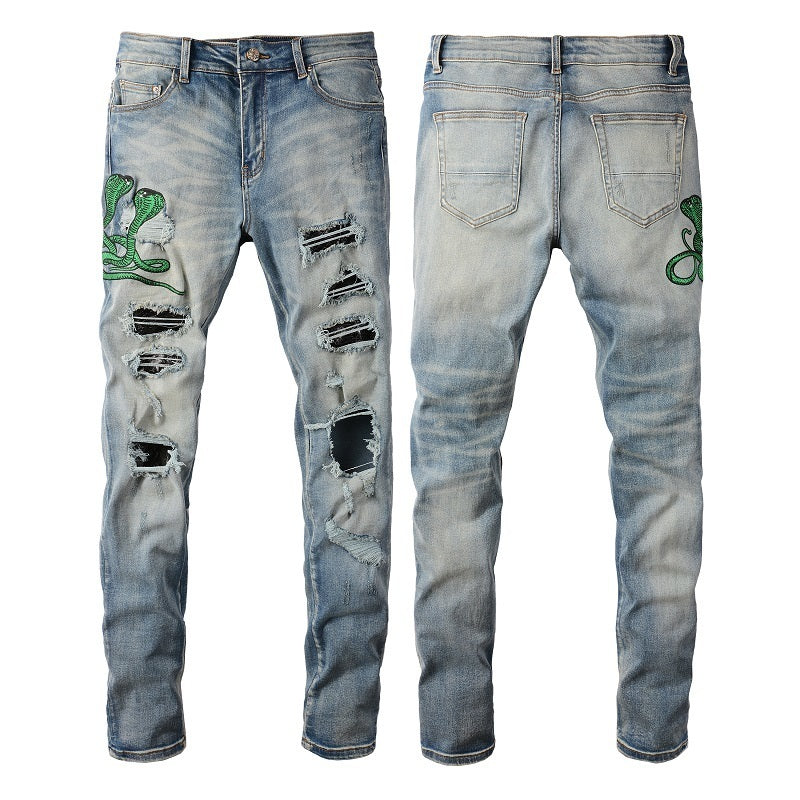 Men Trendy Jeans Pure cotton high quality