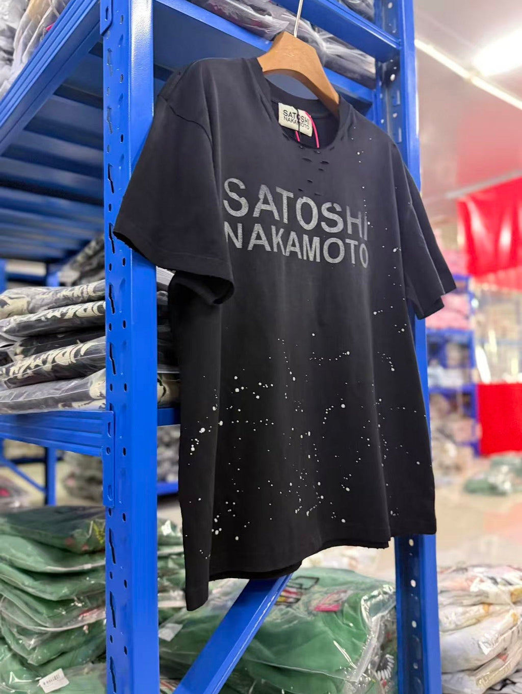 Satoshi Nakamoto t shirt High-quality heavyweight streetwear with a vintage, distressed aesthetic.