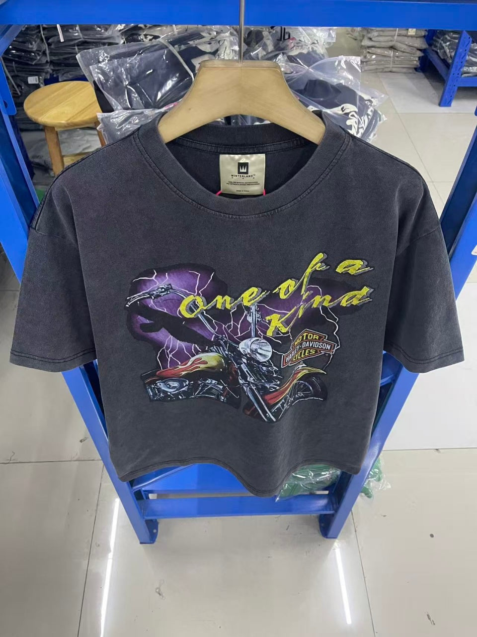 Vintage style washed summer wear T shirt 260G pure cotton high-quality streetwear