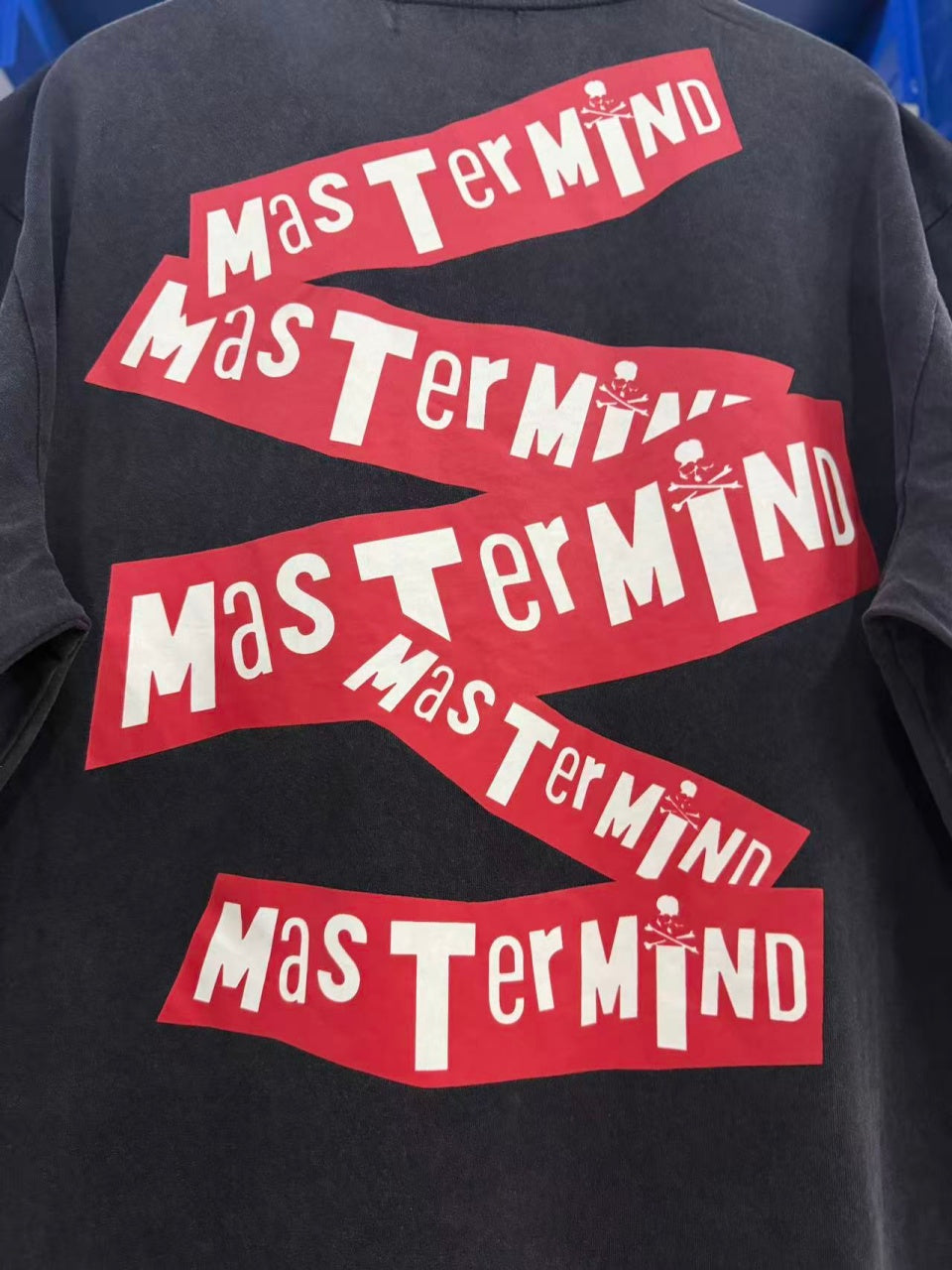 Vintage style washed summer wear T shirt Red tape 260G pure cotton high-quality streetwear