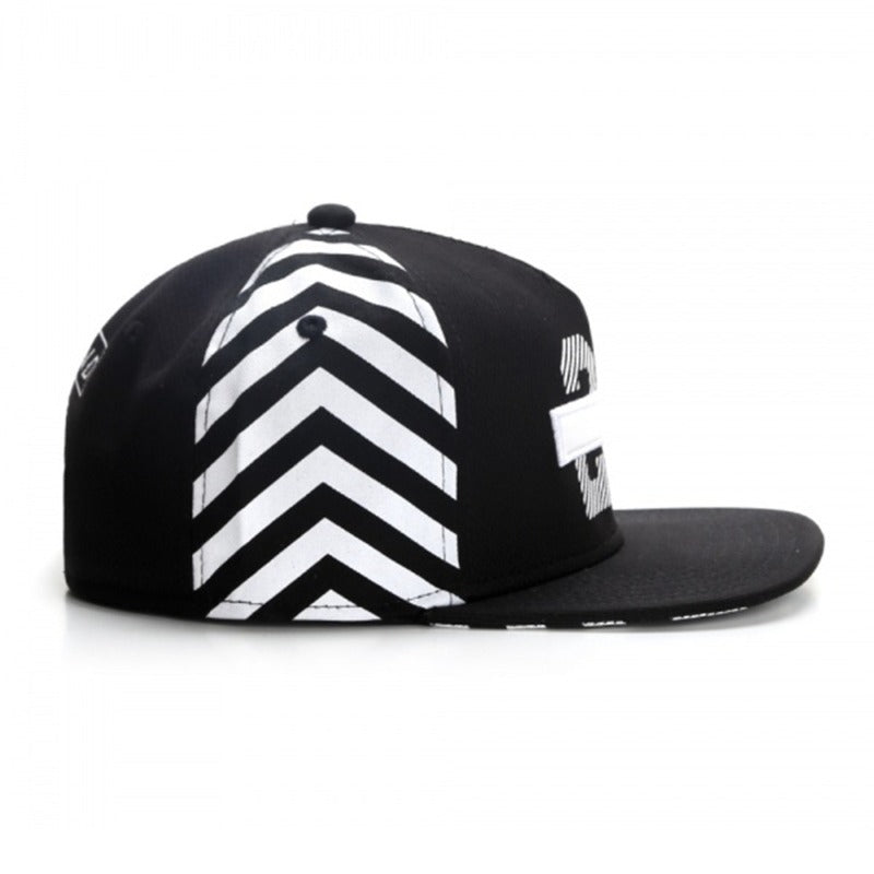 Trendy flat brimmed snapback hats