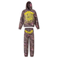Spiderweb hoodie & sweatpants 2 piece set High-quality pure cotton for autumn and winter