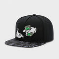Trendy flat brimmed snapback hatsmen's shade