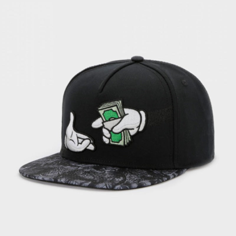 Trendy flat brimmed snapback hatsmen's shade