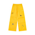 Street-style vintage jeans Retro Harajuku Style Colorful Colorblock Cargo Pants with Graphic Accents