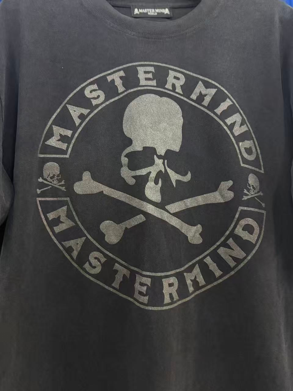 Vintage style washed summer wear T shirt Skull 260G pure cotton high-quality streetwear