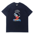 Mens T-shirt Vintage American-style Trendy graphic print featuring Mickey Mouse performing a magic trick