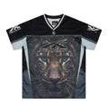 Vintage-style American T-shirt Mystic Jungle Feline Realistic Jersey Print