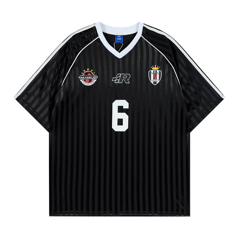 Unisex vintage T-shirts  No. 6 Numbered Stripes