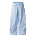 American-style streetwear harem pants Elastic Waist Striped Baggy Pants