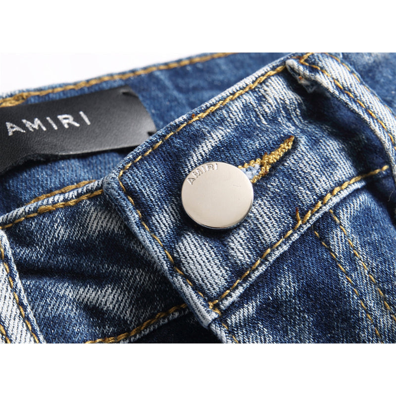 AMIRI Jeans High-quality distressed pure cotton