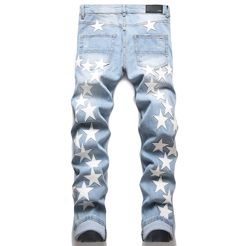 AMIRI Jeans High-quality distressed pure cotton