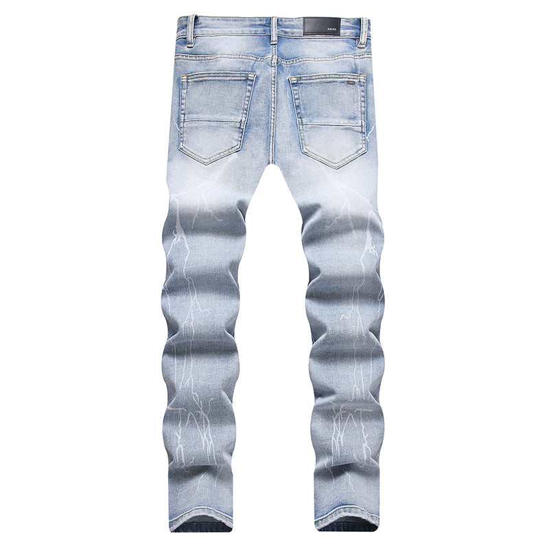 AMIRI Jeans High-quality distressed pure cotton