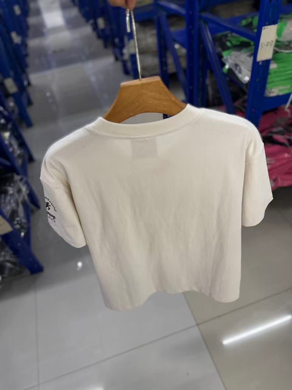 Vintage style washed summer wear T shirt BIG WALK 260G pure cotton high-quality streetwear