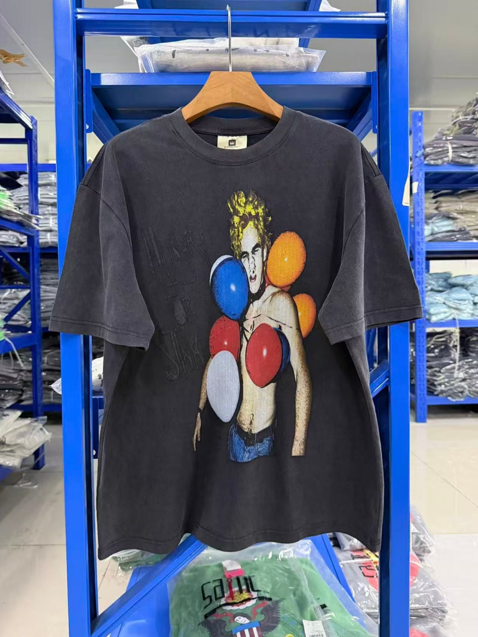 Vintage style washed summer wear T shirt 260G pure cotton high-quality streetwear