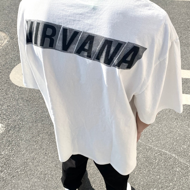 Unisex Vintage T Shirts Kurt Cobain Direct-to-Garment (DTG) Print â€?High-Street Vintage Style, Heavyweight Fabric, Distressed Washed Finish