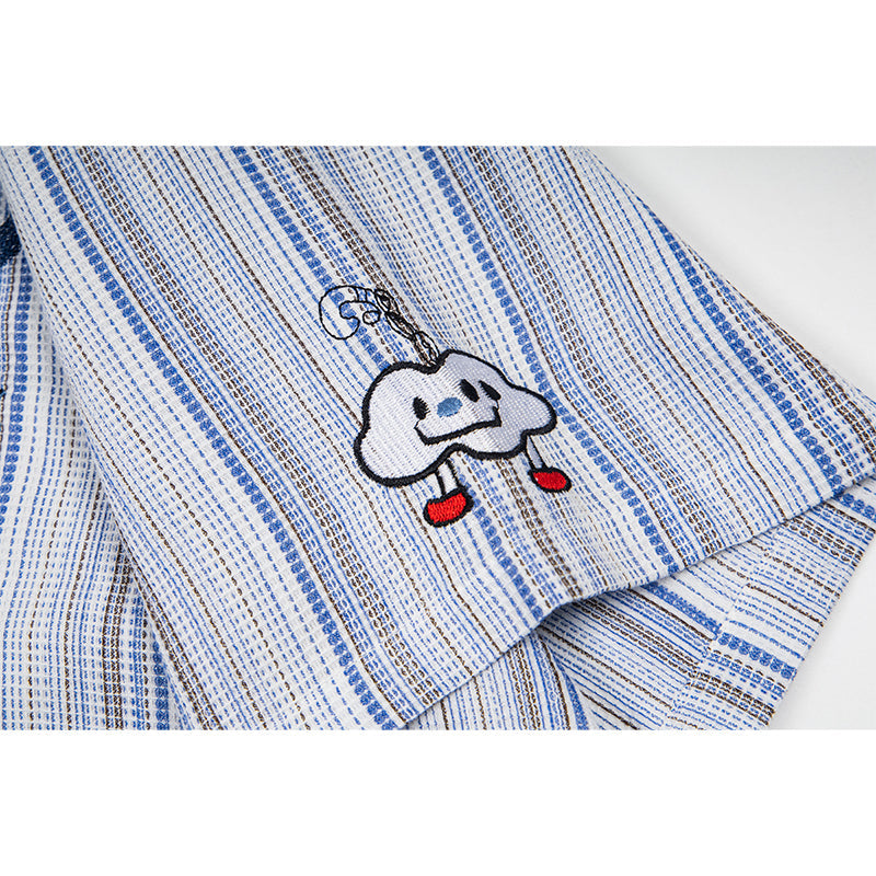 Unisex vintage T-shirt Polo shirt with a stand-up collar