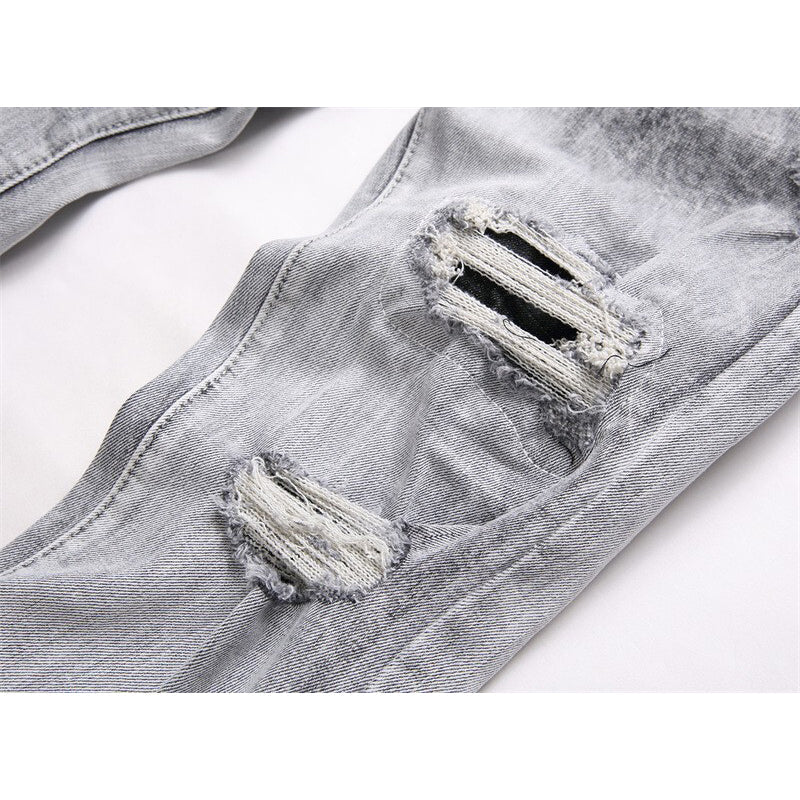 AMIRI Jeans High-quality distressed pure cotton