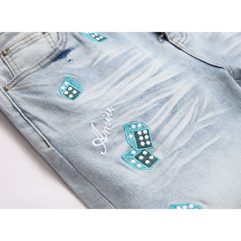 AMIRI Jeans High-quality distressed pure cotton