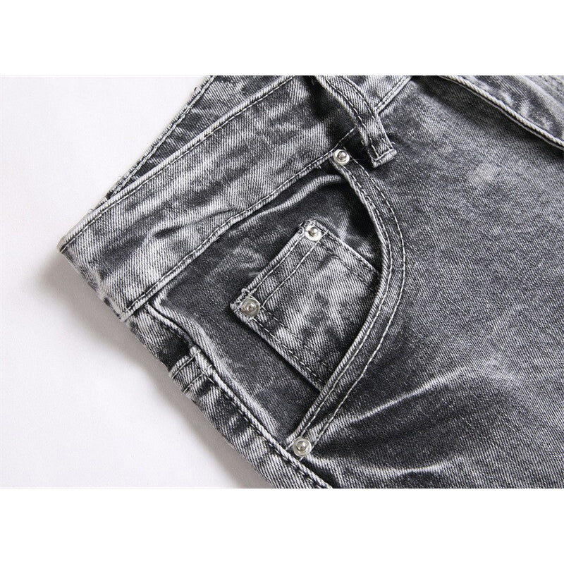 AMIRI Jeans High-quality distressed pure cotton