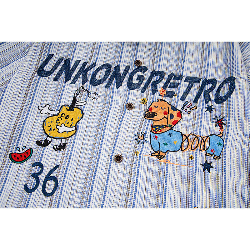 Unisex vintage T-shirt Polo shirt with a stand-up collar