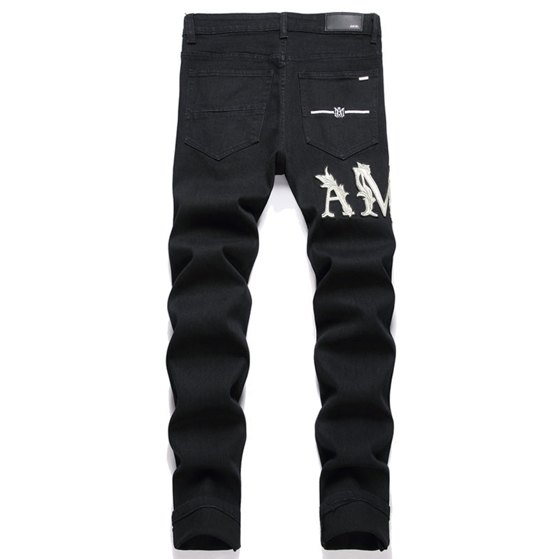 AMIRI Jeans High-quality distressed pure cotton