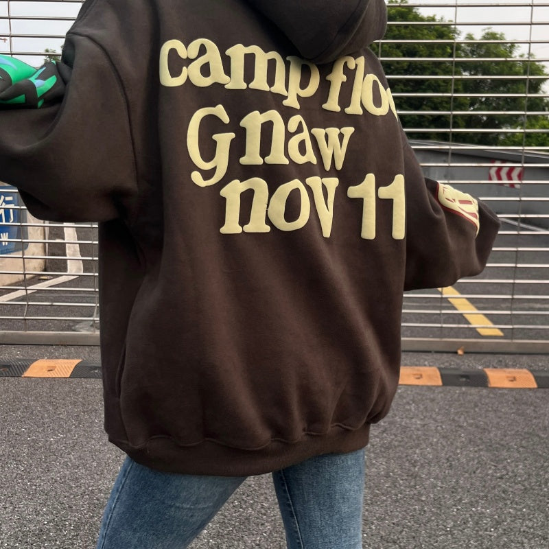 Unisex Vintage Hoodie  CPFM x KIDS SEE GHOSTS Limited Edition â€?Original brushed fabric with raised puff print.