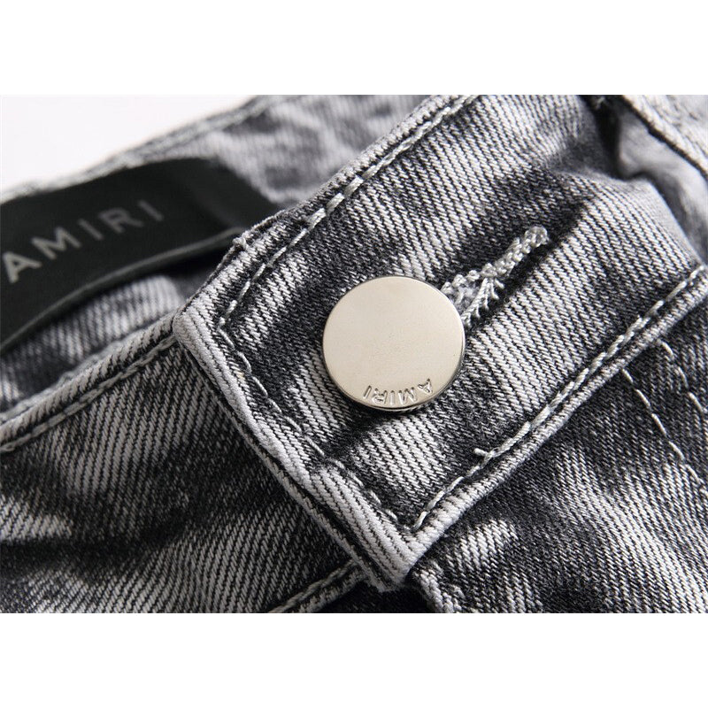 AMIRI Jeans High-quality distressed pure cotton
