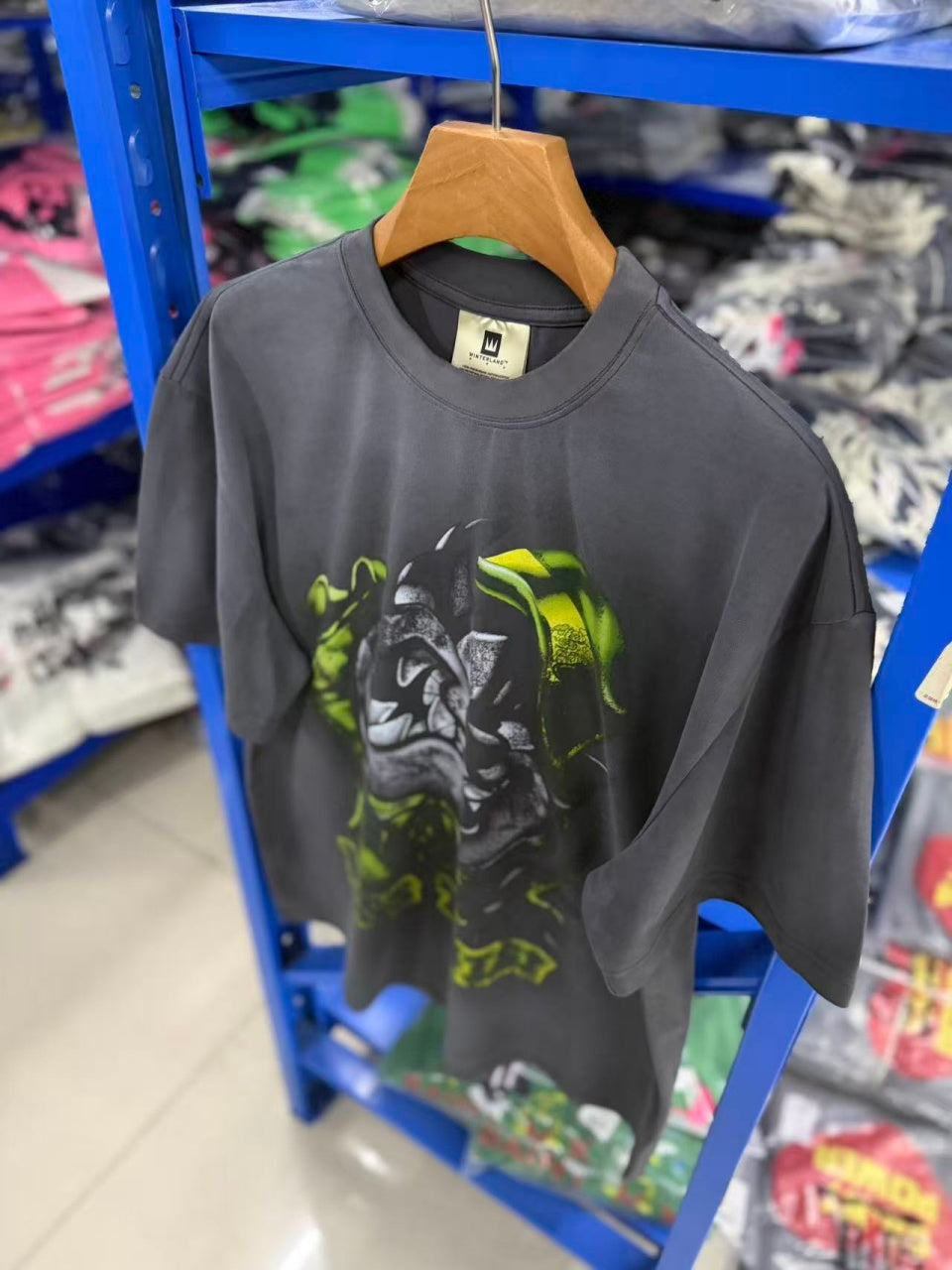 Vintage style washed summer wear T shirt 260G pure cotton high-quality streetwear