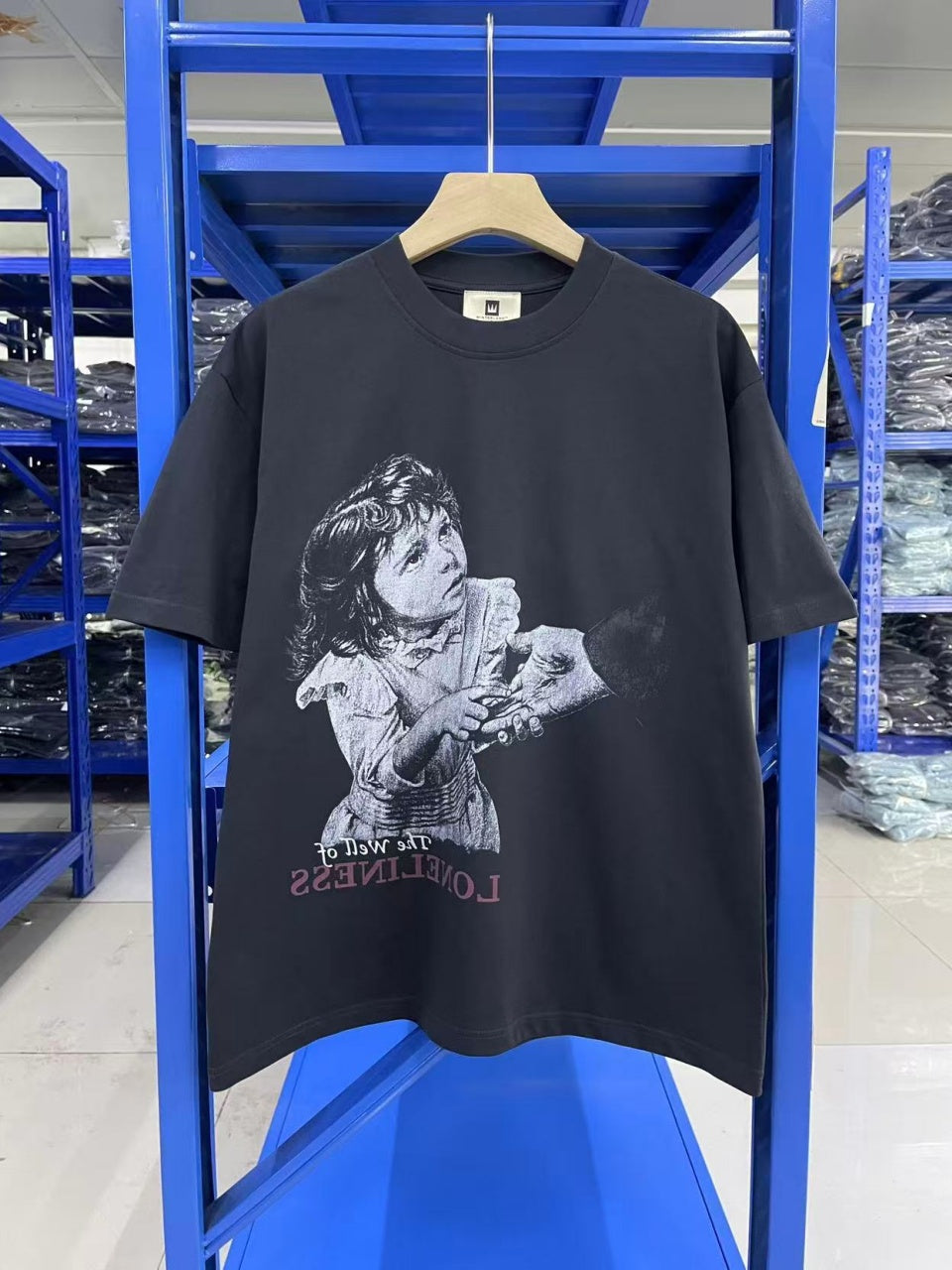 Vintage style washed summer wear T shirt 260G pure cotton high-quality streetwear