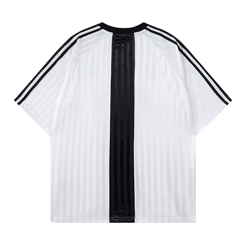 Unisex vintage T-shirts No. 9 Stylish Striped Design