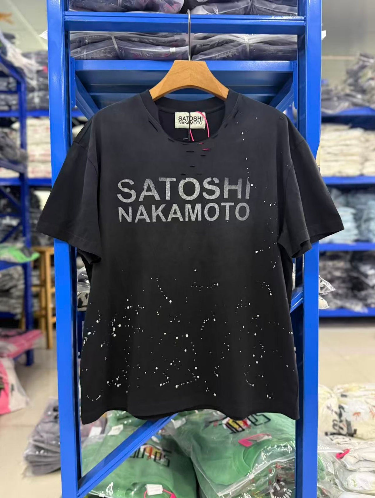 Satoshi Nakamoto t shirt High-quality heavyweight streetwear with a vintage, distressed aesthetic.