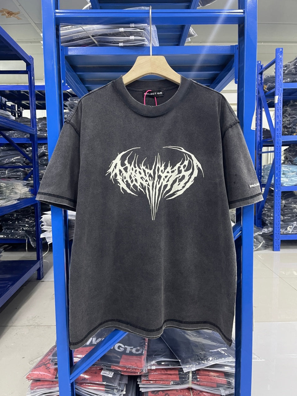 Vintage style washed summer wear T shirt 260G pure cotton high-quality streetwear