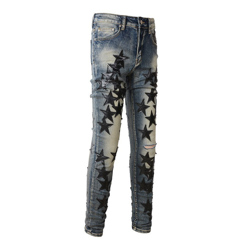 Men Trendy Jeans Pure cotton high quality