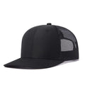 Trendy flat brimmed snapback hatssummer mesh breathable