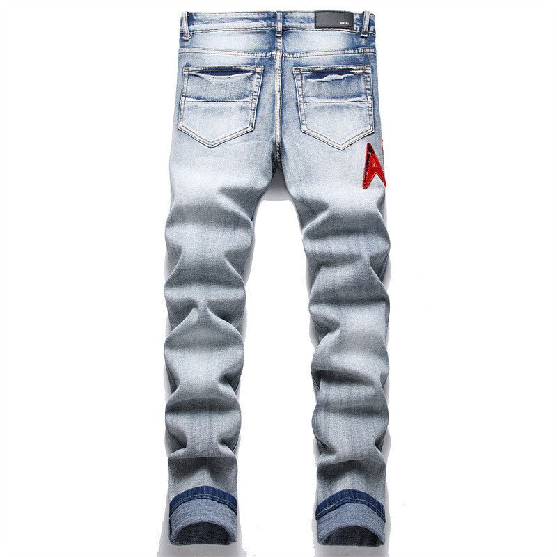 AMIRI Jeans High-quality distressed pure cotton