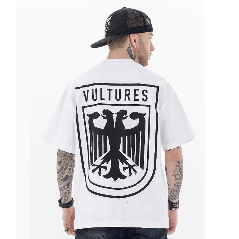 Mens T-shirt Kanye double-headed eagle print