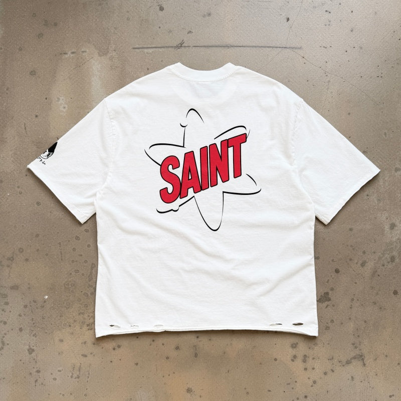 Unisex Vintage T Shirts Heavyweight 320g fabric (matching the original specifications even after washing); vintage construction featuring single-stitch and heaven-and-earth (blind stitch) detailing.