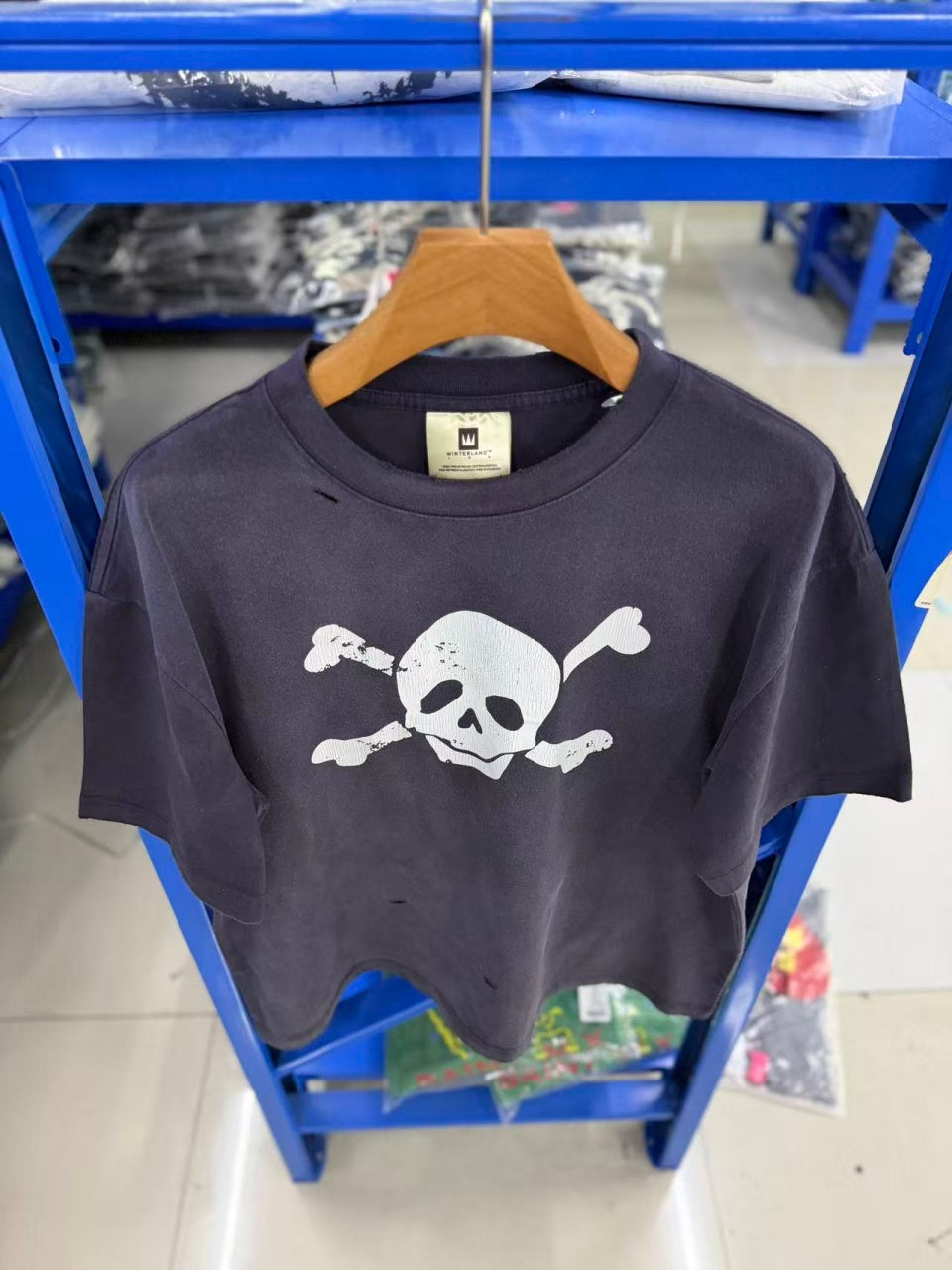 Vintage style washed summer wear T shirt 260G pure cotton high-quality streetwear
