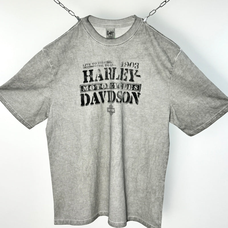 Unisex Vintage T Shirts Direct-to-garment (DTG) printing with white ink; a unique cement-grey effect that delivers exceptional texture.