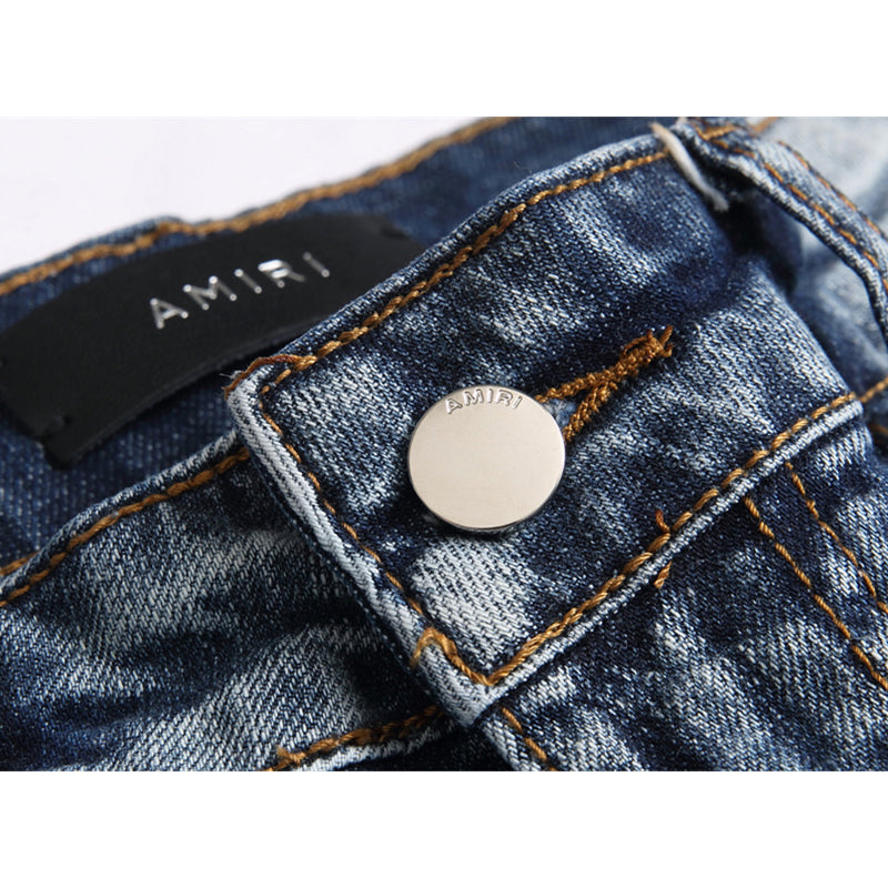 AMIRI Jeans High-quality distressed pure cotton