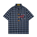 Unisex vintage T-shirt Polo shirt with a stand-up collar