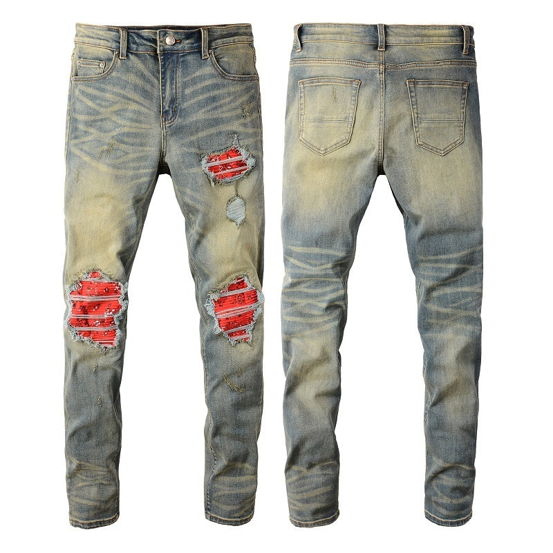 Men Trendy Jeans Pure cotton high quality